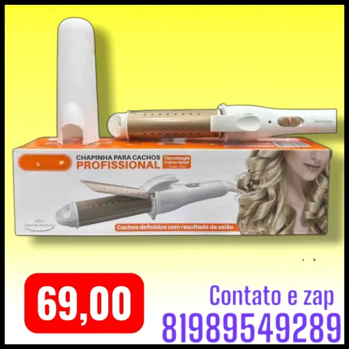 modelador de cachos 2 em 1