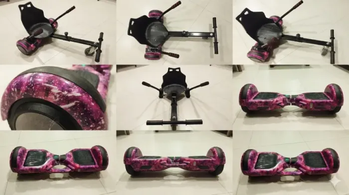 Hoverboard Rosa 6.5 Bluetooth + Hoverkart | Estado de Novo