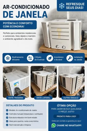 Ar condicionado de janela SPLIT 7500
