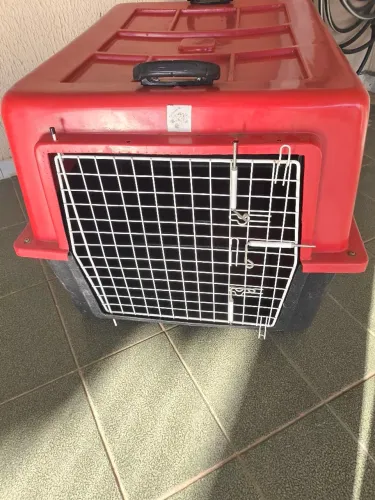 Caixa de transporte de cachorro porte grande