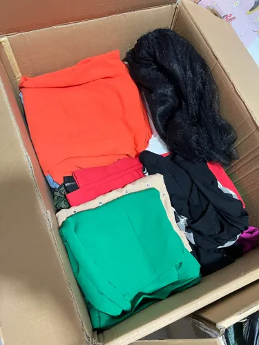 Lote de roupas para bazar