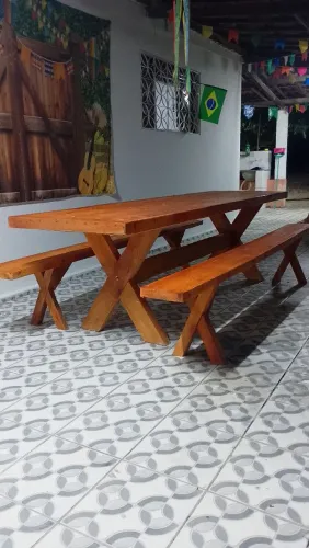 Mesa Rústica Direto da Fabrica