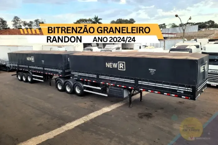 Bitrenzão 3x3 Graneleiro Randon Ano 2024/24 C/ Pneus