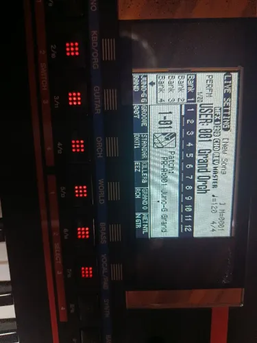 Display   Roland  Juno G alternativo