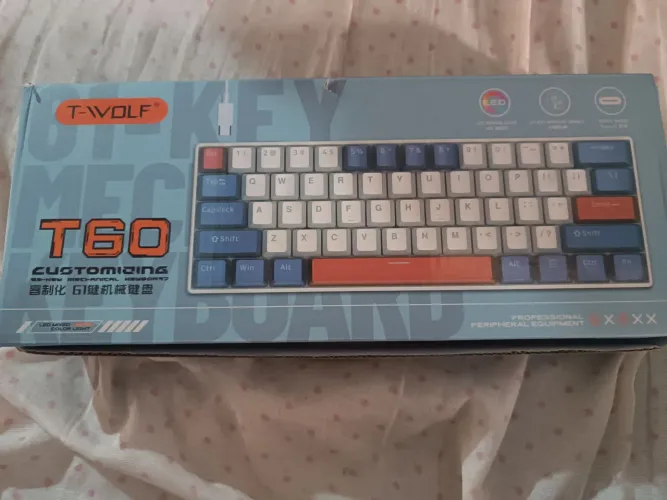 Teclado gamer tkl 61 teclas Rgb Switch mechanical Keyboard