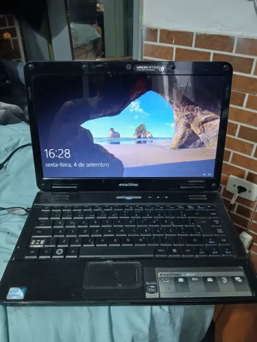 Notebook acer emachines com bateria e fonte