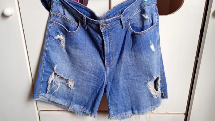 Bermuda jeans tam 48