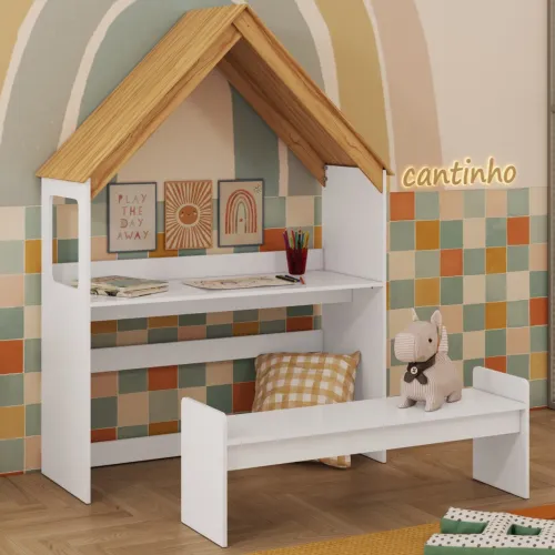Mesa de estudo infantil/ pronta entrega