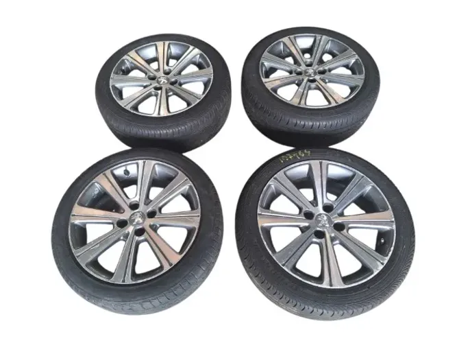 Jogo De Roda Aro 17 225/45 Peugeot 408 1.6 Thp Gasolina 2015