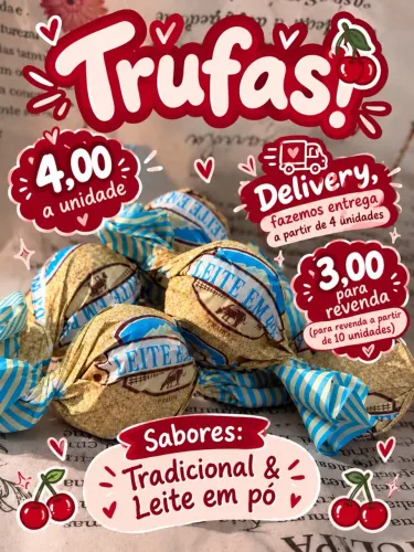 Trufas - Consumo ou Revenda