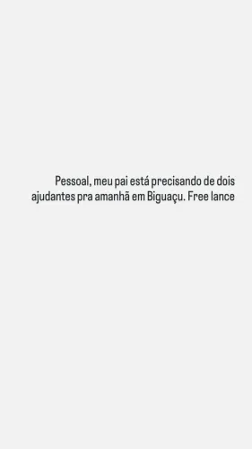 Free lance em Biguaçu 