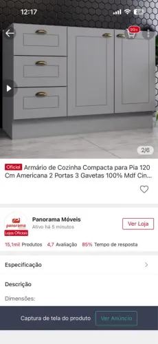 Armário de cozinha