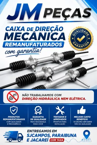 Caixa de direção mecânica remanufaturados com garantia