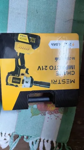 Chave de Impacto e Parafusadeira Mestri 21V - NOVA na Caixa