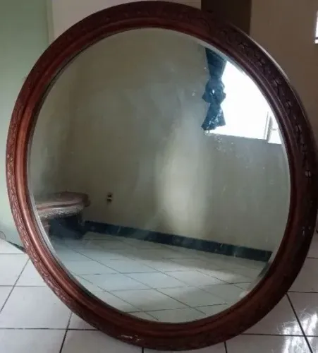 Espelho madeira macanaiba