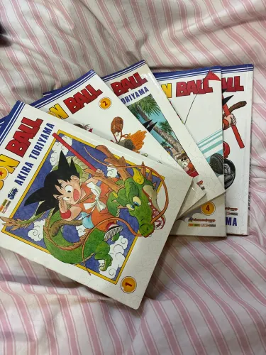Mangá Dragon Ball 1 ao 5 | 1ª Edição Panini (2012)
