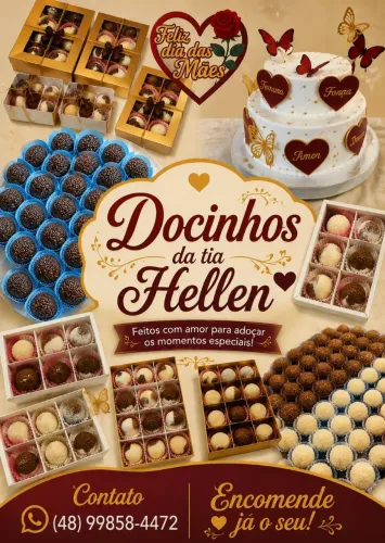 Faço bolos, docinhos 