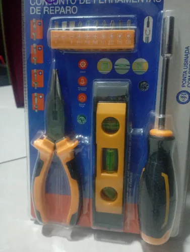 Kit de chave, alicate é plumo 