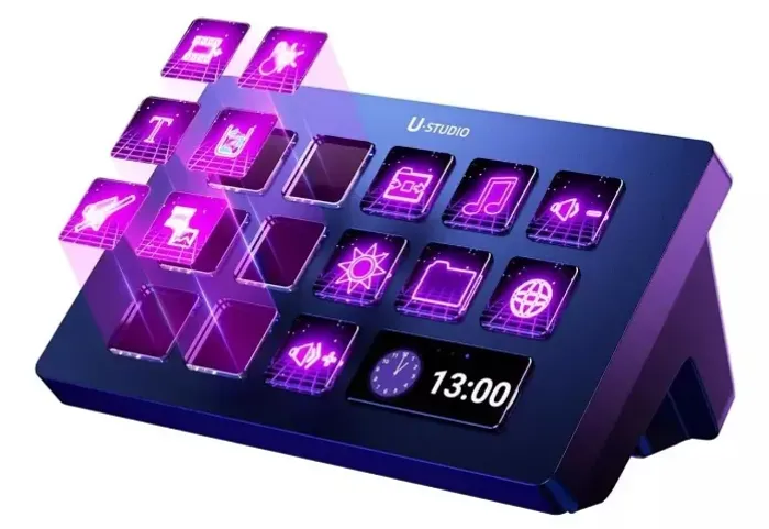 Ulanzi D200 Stream Deck para jogos / Escritório / Livestreaming / Criação de conteúdo