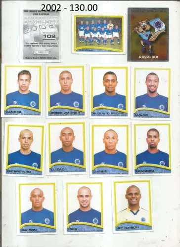 FIGURINHAS CRUZEIRO VARIOS ANOS E JOGADORES - PREÇOS NAS FOTOS