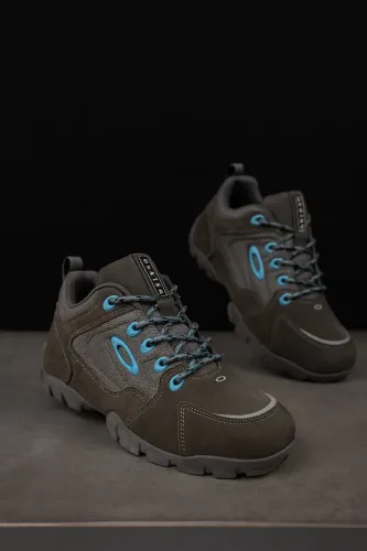 Bota Oakley Halftrack 2 cinza/azul