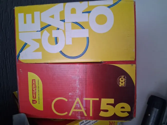 Rolo de Cabo Cat 5e