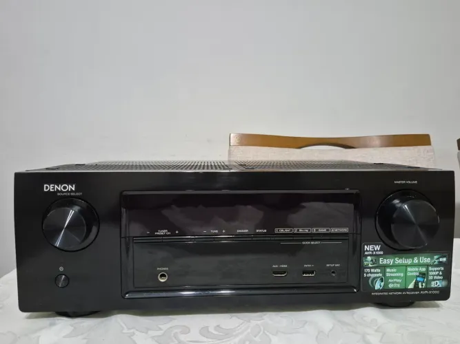 Receiver denon avr-x1000 obs 220v e hdmi não funciona não tem controle remoto