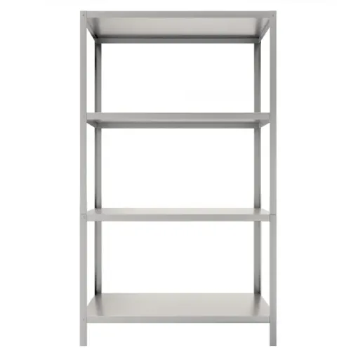 Estante Inox 4 Prateleiras Cozinha Industrial 85x133cm