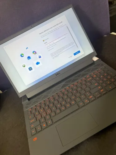 Nootebook Gamer Dell G15 40gb RAM 500gb SSD GTX 1650 Core i5 Seminovo OLX Pay Cinza