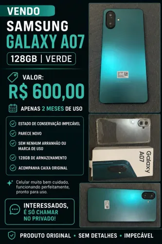 Samsung A07 128GB verde