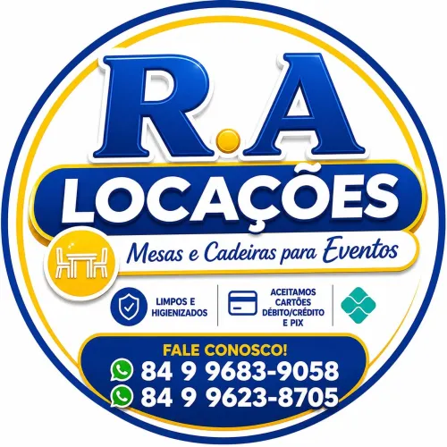 Aluguel de mesas e cadeiras