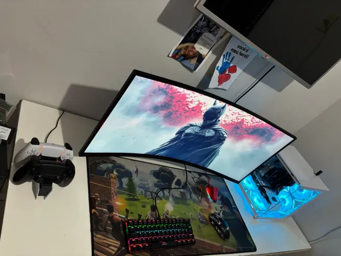 Pc gamer novo completo - r7 5700 + rx 7600 + 32gb ram + kit 27 100hz
