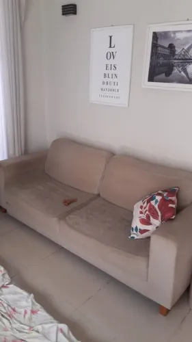 Sofá Homedock 2,20 m | Linho Cinza