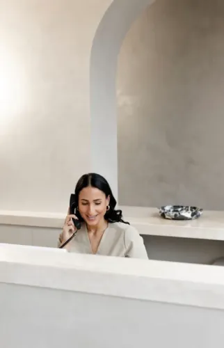 Vaga de emprego para recepcionista 