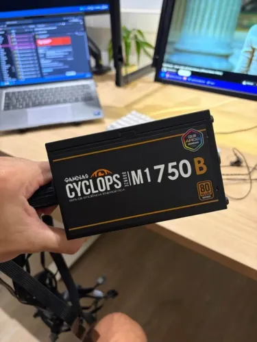FONTE GAMDIAS CYCLOPS M1-750B RGB 750W 80 PLUS BRONZE