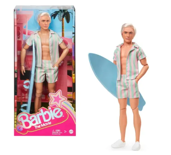 Boneco Barbie Ken Conjunto de Praia Mattel JBJ54