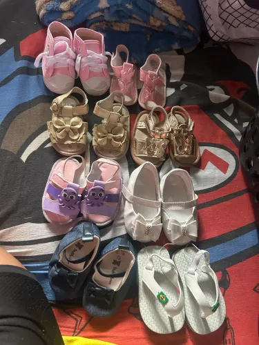 Sapatinho de bebê menina