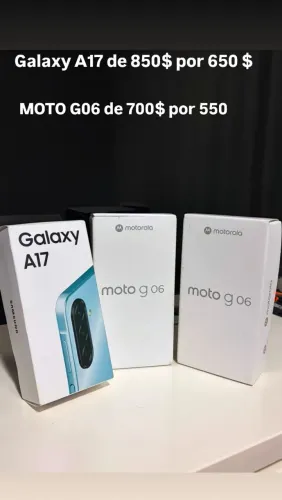 Samsung A17 E MOTO G06 EM PROMOÇÃO