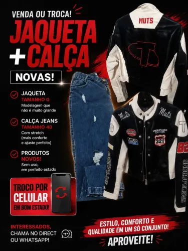 Jaqueta e calça novas