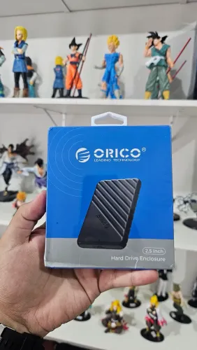 Case para HD Externo USB 3.0 com cabo Tipo C (Melhor marca Sata 3, SSD ORICO)