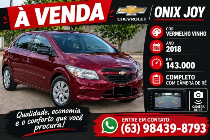 Chevrolet Onix JOY Hatch 1.0 8V Flex Mec. 4P 2018