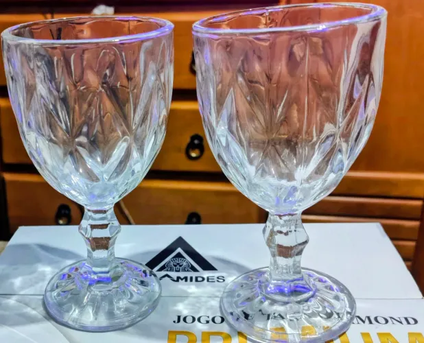 taças cristal Agaue e vonho
