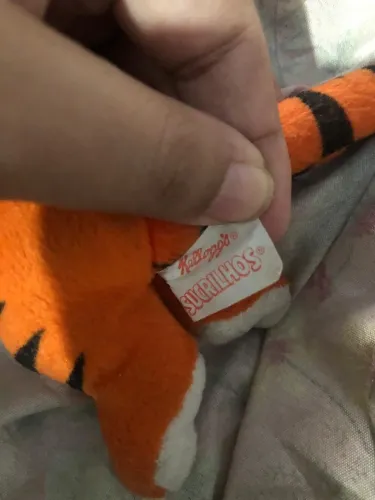Pelúcia boneco original kelloggs para colecionadores anos 90