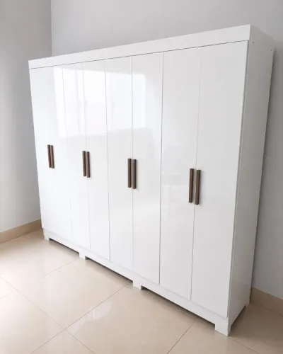 Guarda roupa Paris 8p - Branco
