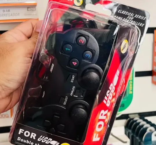 Controle Joystick com Cabo Usb