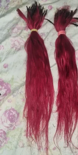 Cabelo Humano Vermelho