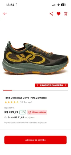 Tênis Olympikus Corre Trilha 2