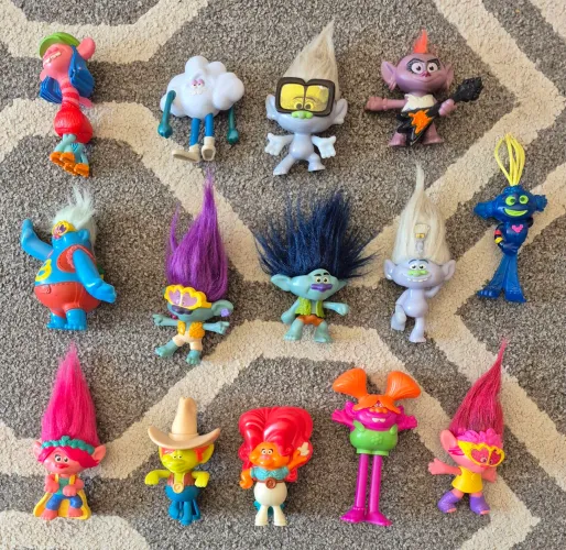 Coleção completa Trolls 2 McDonald's 2020 - 14 bonecos