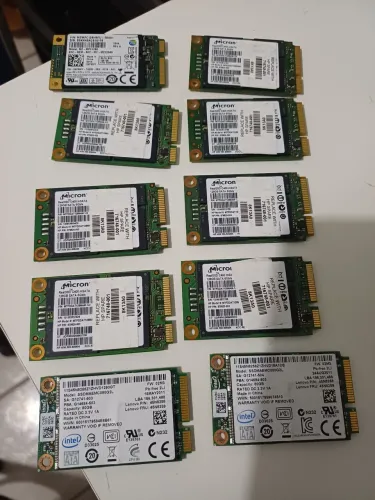 Lote com 10 ssds Nvme 128gb