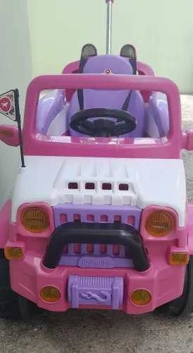 Carrinho andador Jeep DIIPE rosa